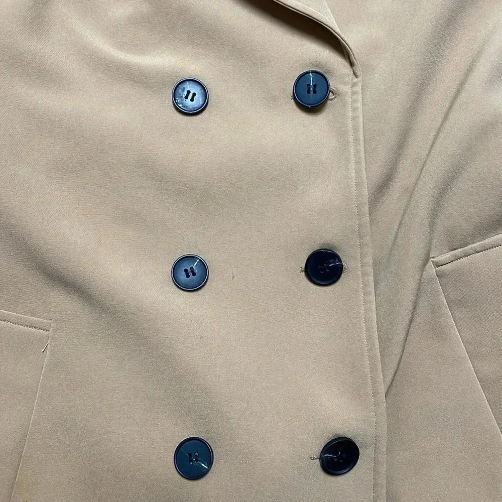 Burberry style Sleeveless Trench coat size M/L - Picture 7 of 9